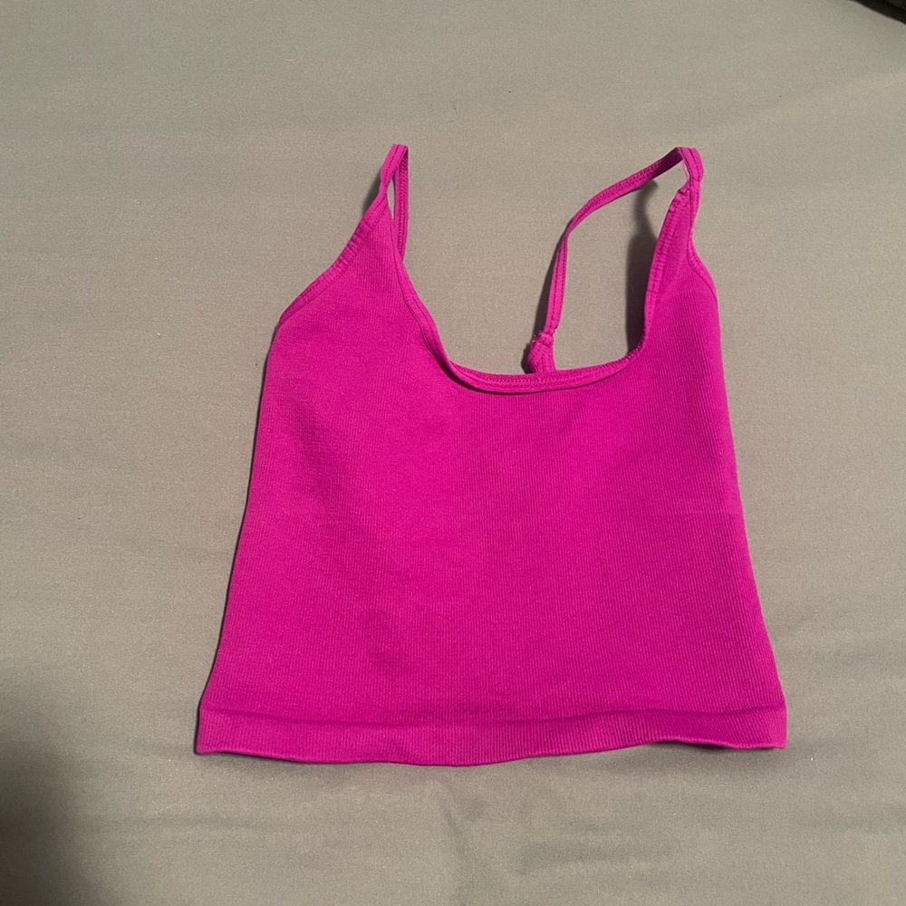 Free People Neon Purple Sports Bra